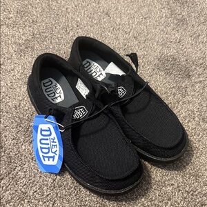 Hey Dude Women's Black Loafers